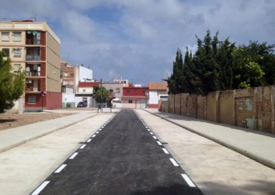 Apertura y acondicionamiento de la calle Francisco Falcons y adyacentes. Valencia, España.