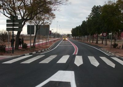 Acondicionamiento, refuerzo de firme y conexión ciclo peatonal en carretera cv-409 (tramo del Camí del Pont Nou). Valencia, España.