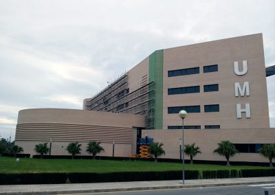 Rehabilitación del edificio de Rectorado y Consejo Social del campus de Elche. Alicante, España.
