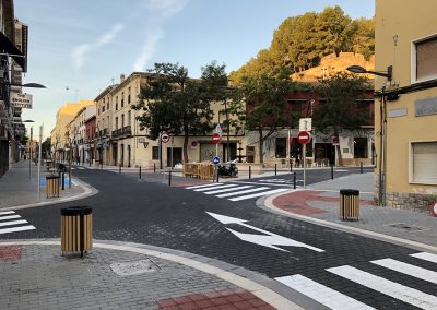 Reurbanización de un tramo de la Calle de la Mar en Dénia (Alicante).