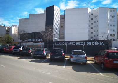 Nueva estación de autobuses en Dénia (Alicante).